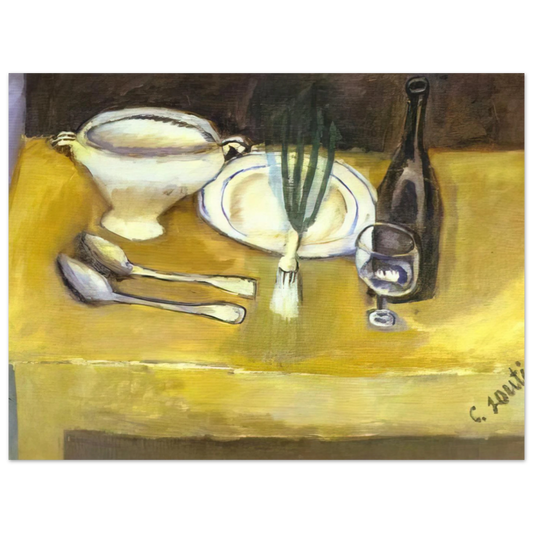 Still Life With Soup Tureen by Chaim Soutine – art poster