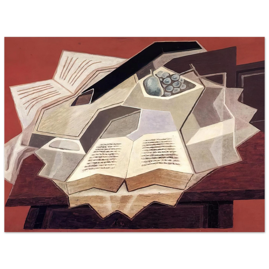 The Open Book 1 by Juan Gris (1925) – art poster