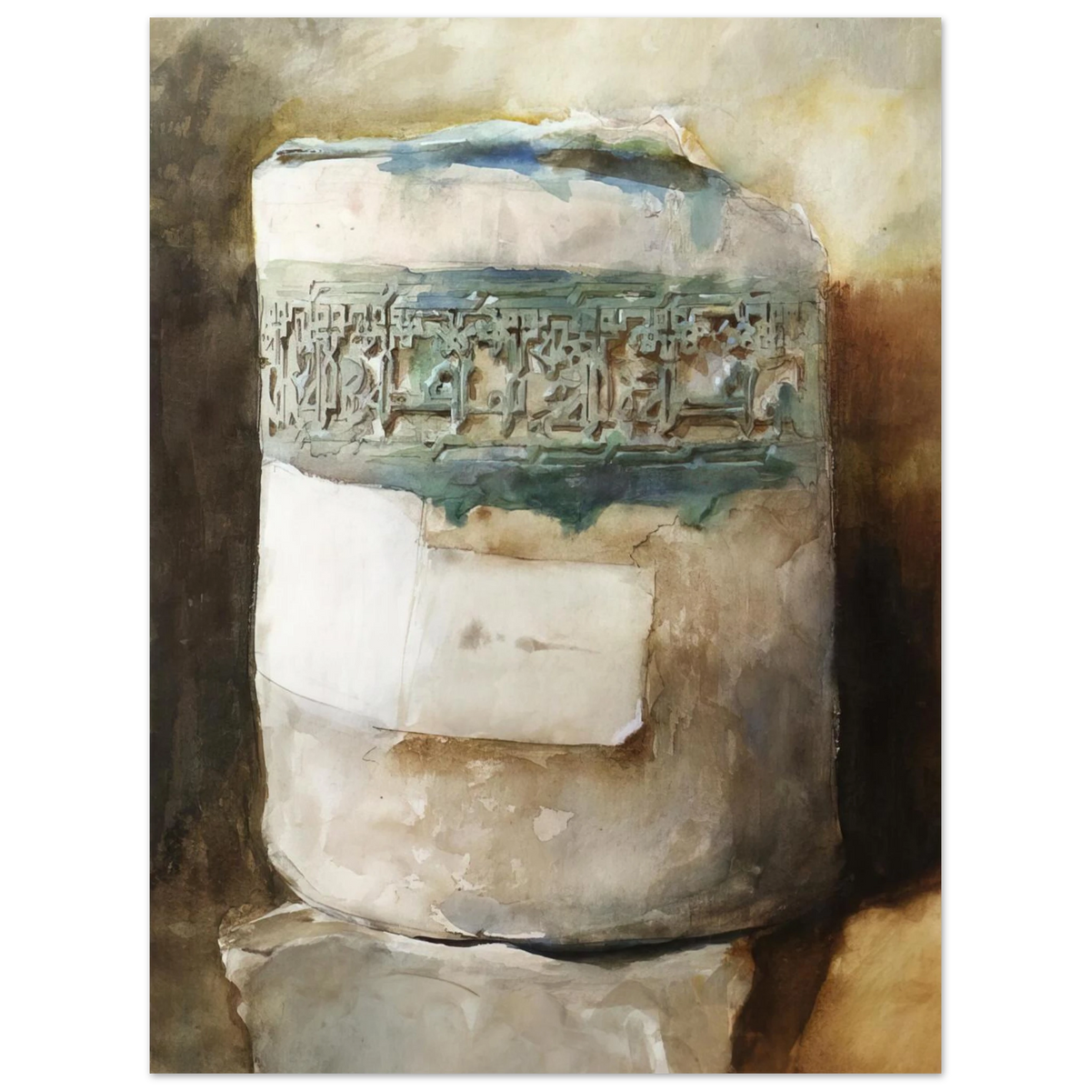 Persian Artifact With Faience Decoration by John Singer Sargent – art poster
