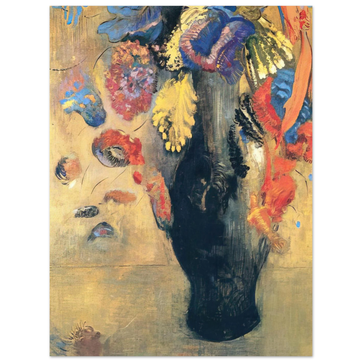 Flowers by Odilon Redon – art poster, view 2