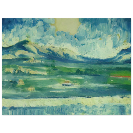 Landscape Near Ampurdan 2 by Salvador Dali – art poster, view 2