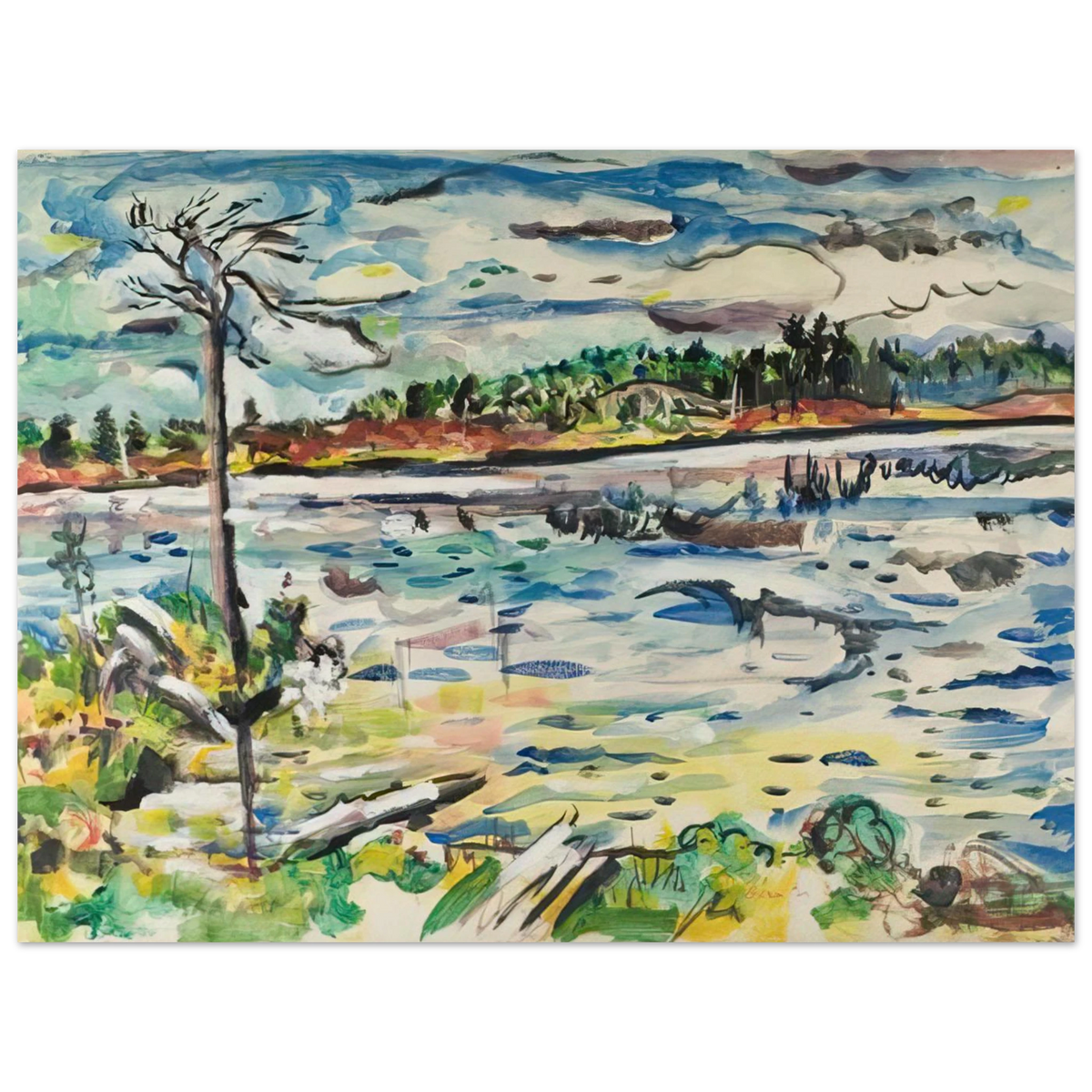 Michigan Summer Days by Ivan Albright – art poster, view 2