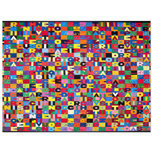 Mettere I Verbi All Infinito Millenovecento Ottantotto by Alighiero Boetti (1988) – art poster, view 2