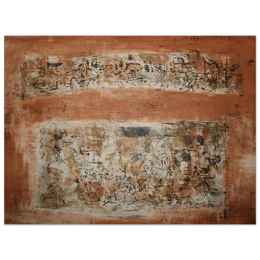 Entre Deux Villes by Zao Wou-Ki (1955) – art poster, view 2