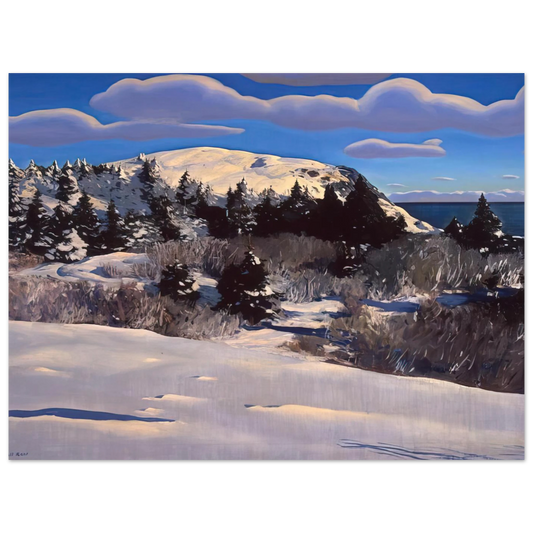 Maine Headland, Winter by Rockwell Kent – art poster