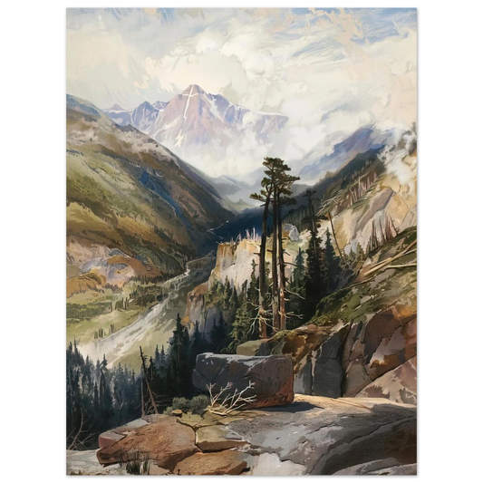 The Mountain Of The Holy Cross Colorado by Thomas Moran – art poster