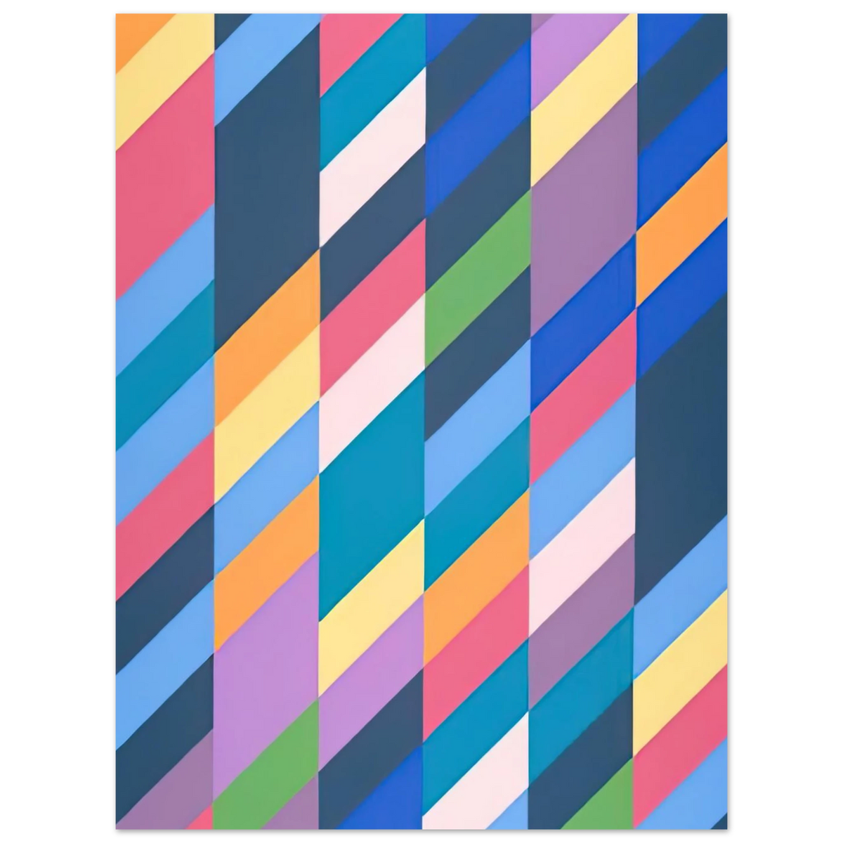 Shadow Play by Bridget Riley (1990) – art poster, view 2