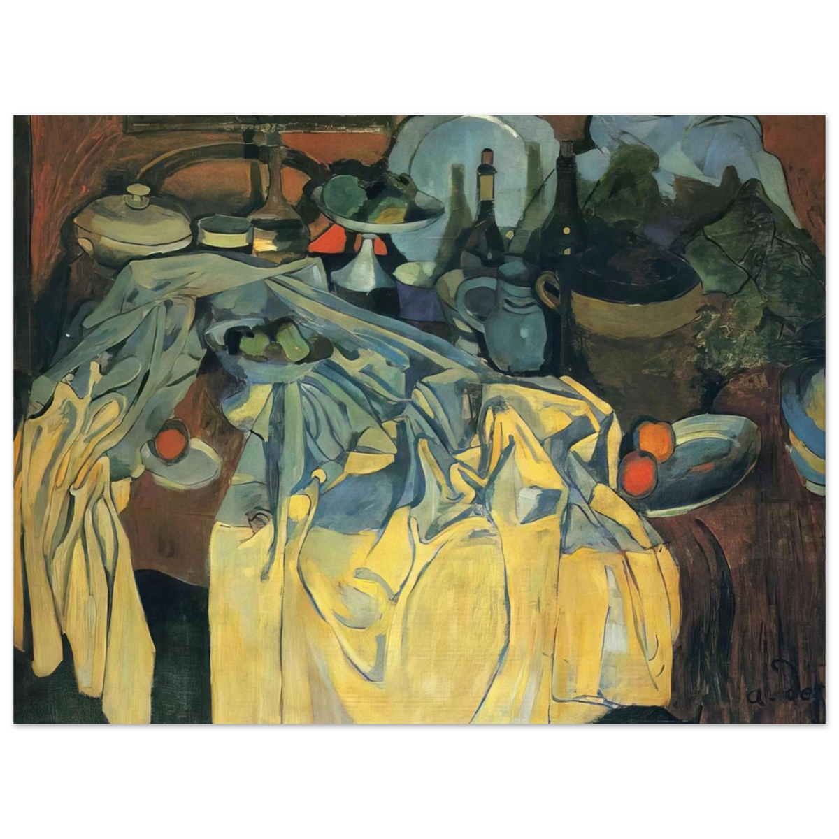 Still Life On The Table by Andre Derain (1904) – art poster, view 2