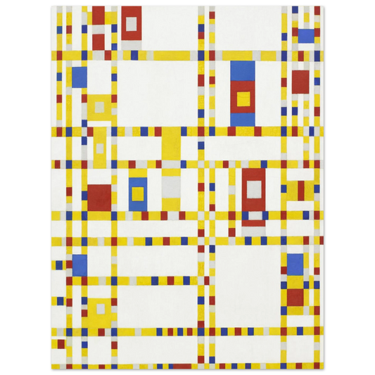 Broadway Boogie Woogie by Piet Mondrian – art poster