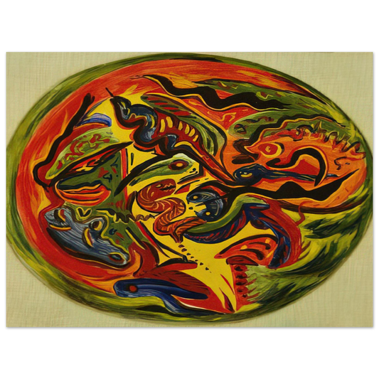 Circle by Jackson Pollock (1941) – art poster
