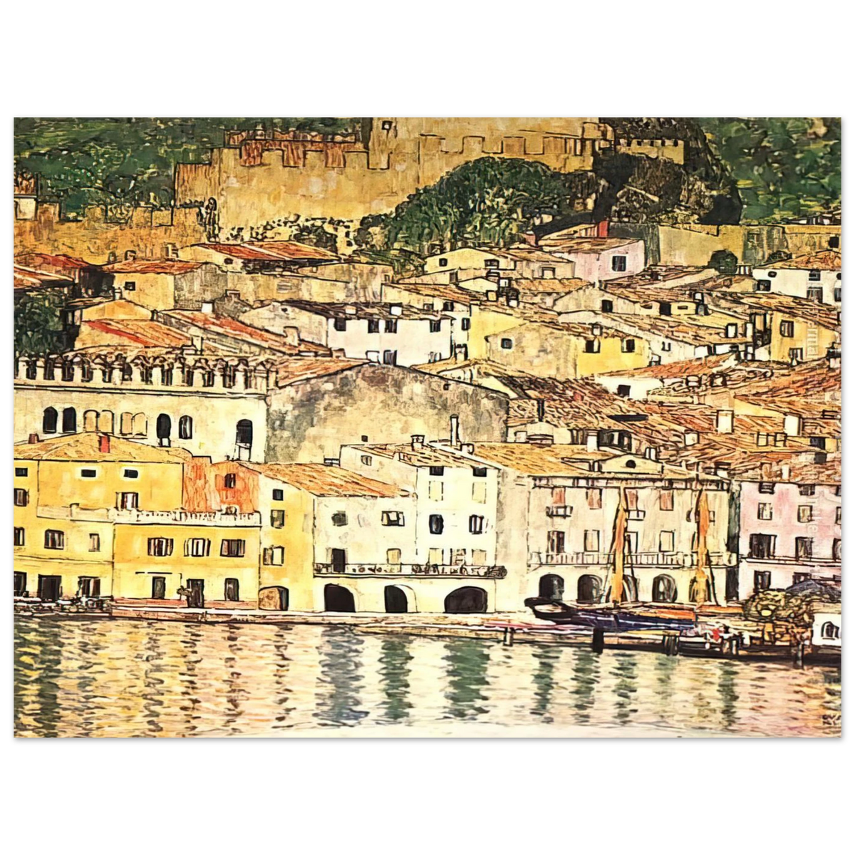 Malcesine On Lake Garda by Gustav Klimt – art poster