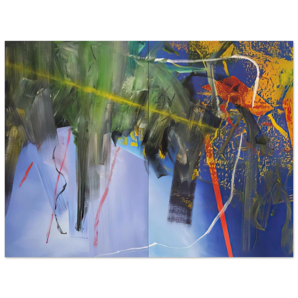 Clouds by Gerhard Richter (1982) – art poster