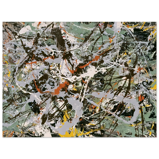 Untitled Green Silver by Jackson Pollock (1949) – art poster, view 2