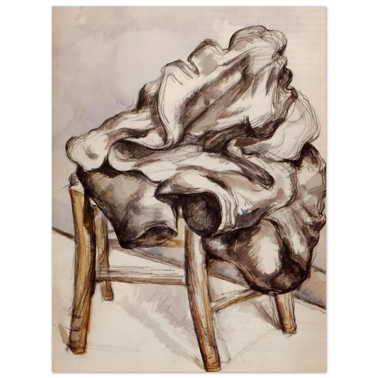 Jacket On A Chair by Paul Cézanne – art poster
