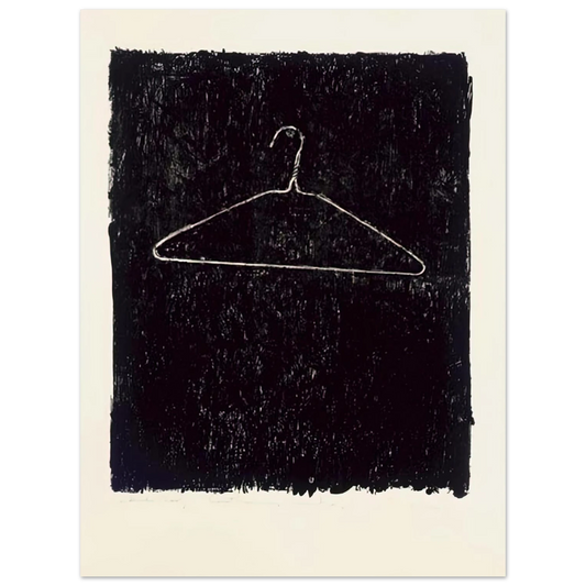 Coat Hanger II by Jasper Johns – art poster