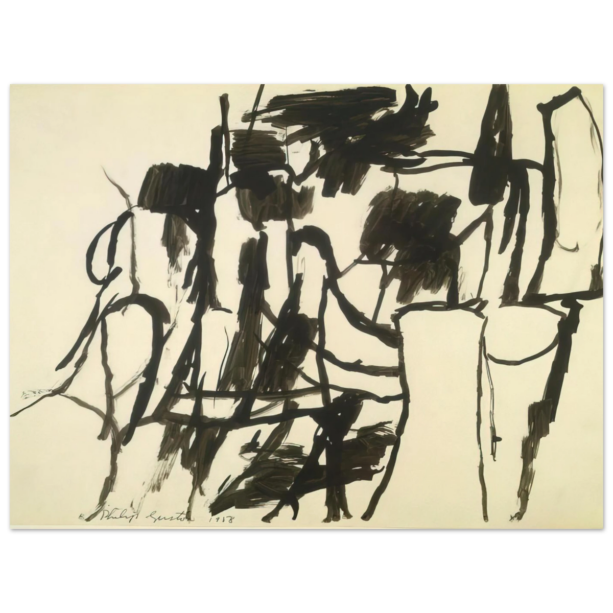 Untitled 4 by Philip Guston – art poster