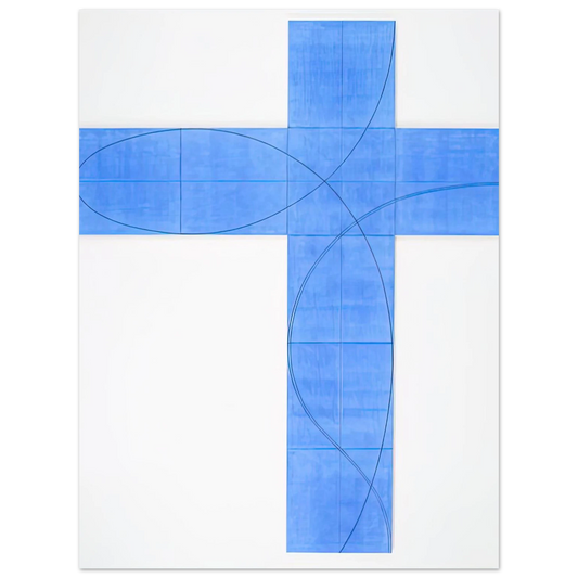 Column Structure Xxii by Robert Mangold (2008) – art poster