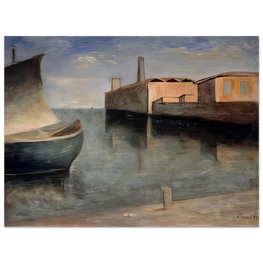 Lagoon by Carlo Carra (1932) – art poster