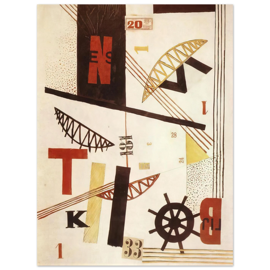 Hidak Bridges by Laszlo Moholy-Nagy – art poster