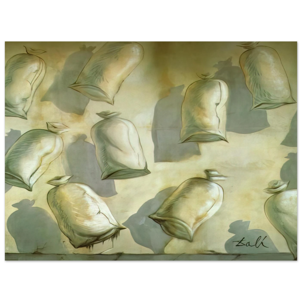 Set Design For The Ballet Los Sacos Del Molinero 2 by Salvador Dali – art poster, view 2