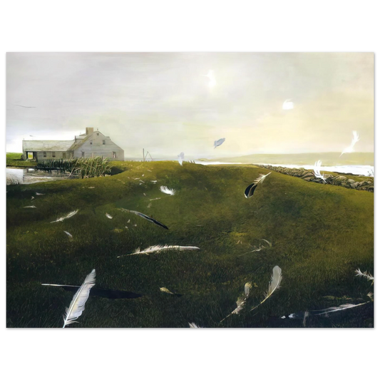 Airborne by Andrew Wyeth – art poster