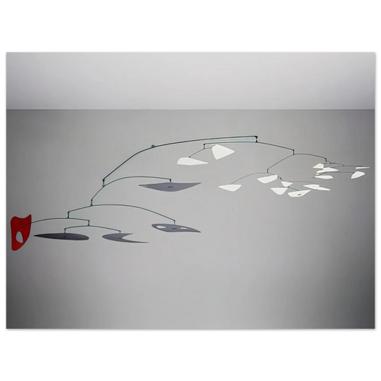 1 Red 4 Black Plus X White by Alexander Calder (1947) – art poster