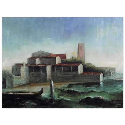Lo Squero Di San Trovaso by Carlo Carra (1938) – art poster