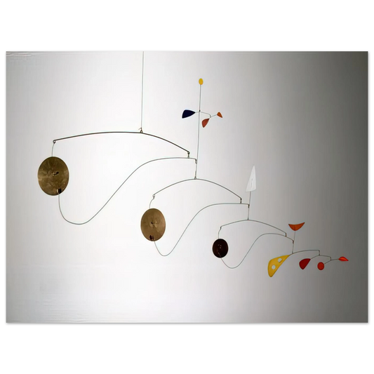 Triple Gong by Alexander Calder (1948) – art poster
