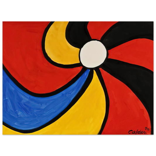 The Big Wheel by Alexander Calder (1970) – art poster