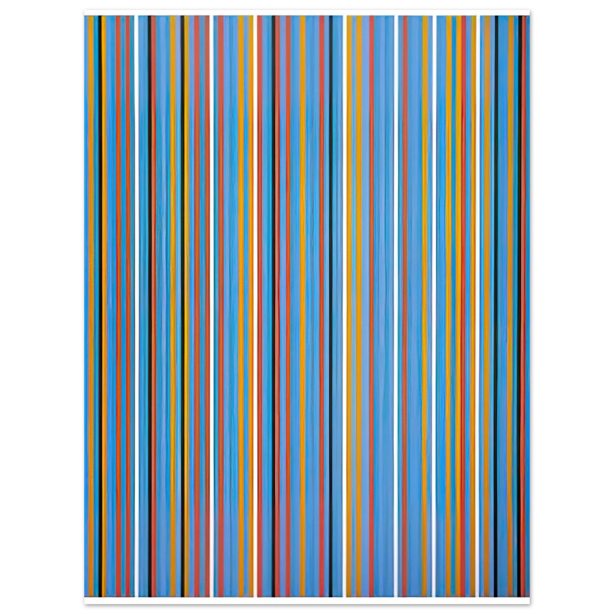 Big Blue by Bridget Riley (1982) – art poster