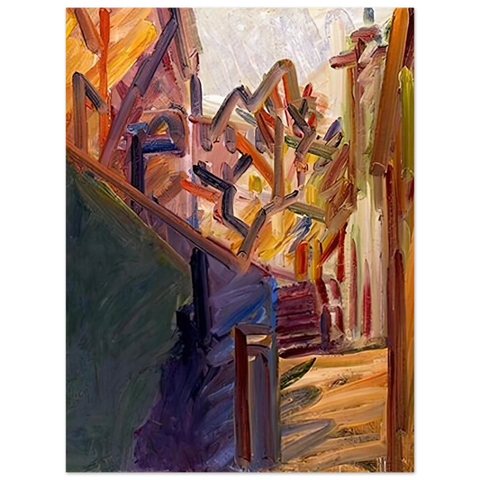 Albero Di Fronte 1 by Frank Auerbach – art poster