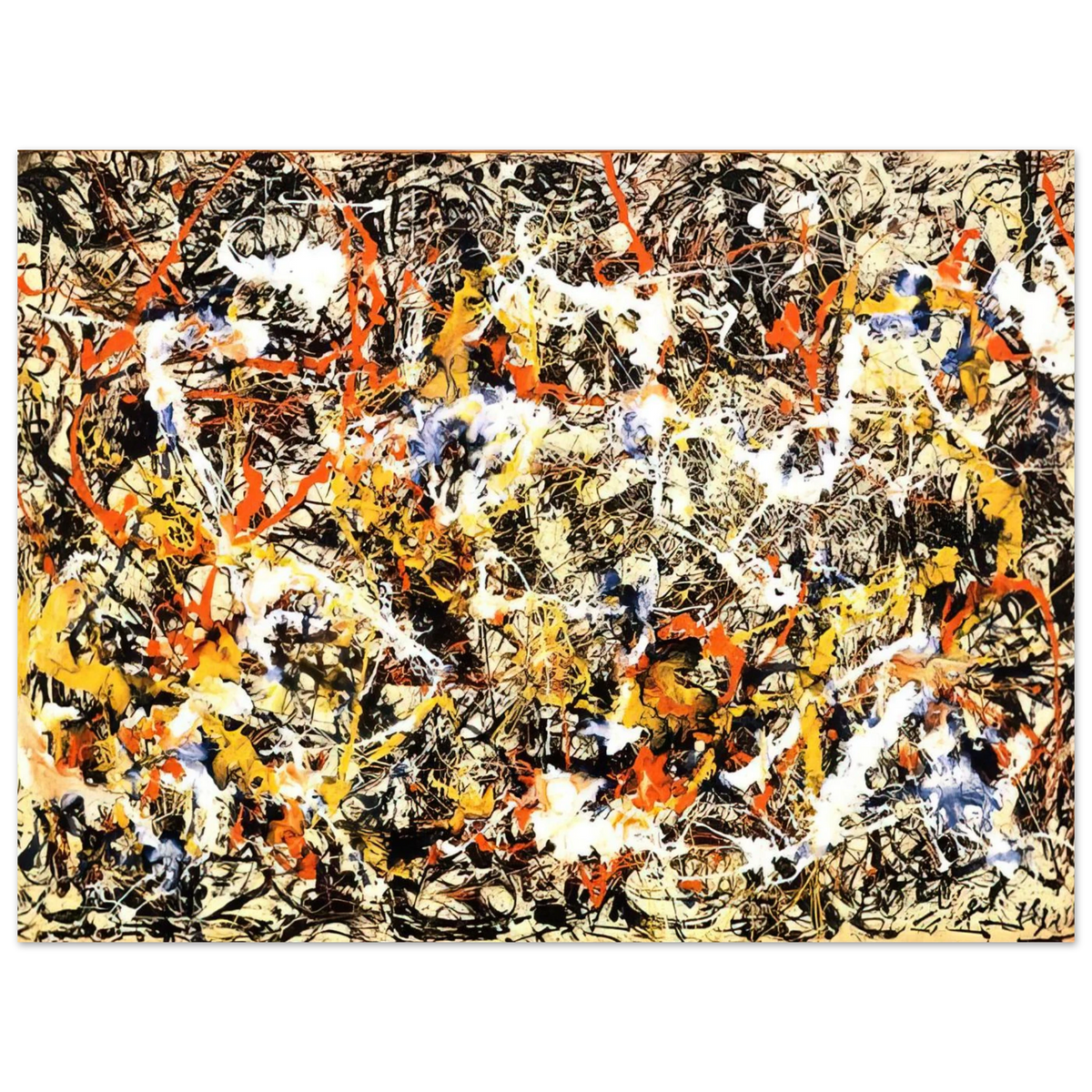 Convergence by Jackson Pollock (1952) – art poster, view 2