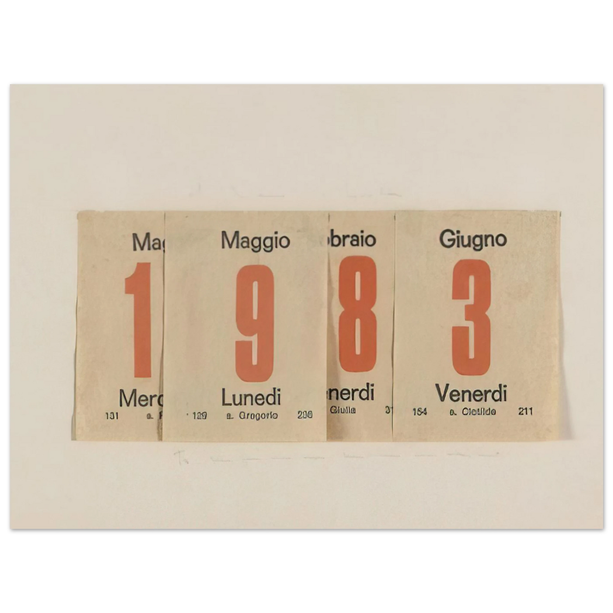 Untitled by Alighiero Boetti (1983) – art poster, view 2