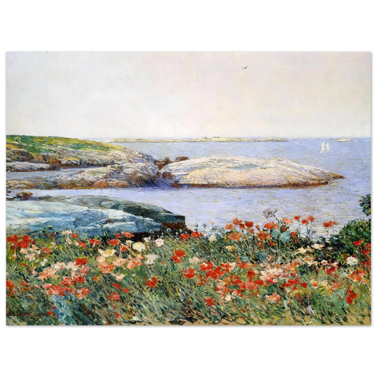 Poppies, Isles Of Shoals by Childe Hassam – art poster