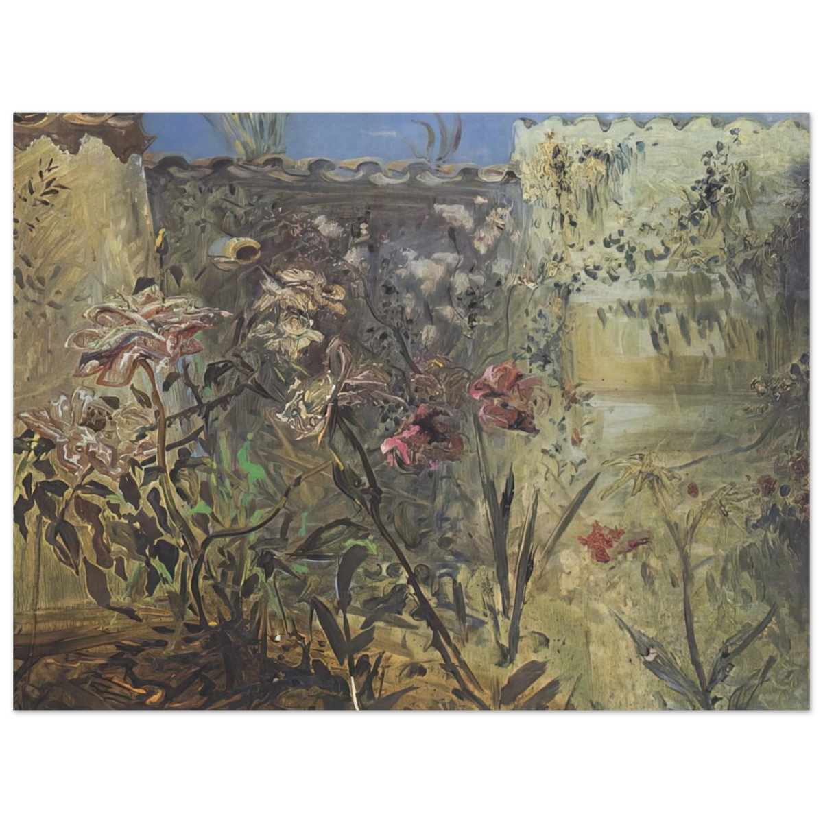 The Patio Of Port Lligat by Salvador Dali – art poster, view 2
