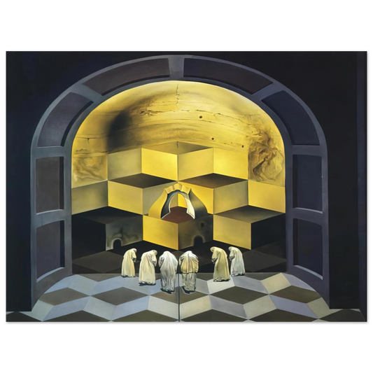 Skull Of Zurbaran by Salvador Dali – art poster