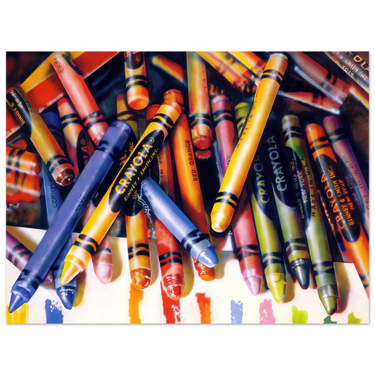 Crayola by Audrey Flack (1973) – art poster