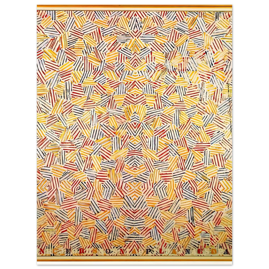 Dancers On A Plane by Jasper Johns – art poster, view 2