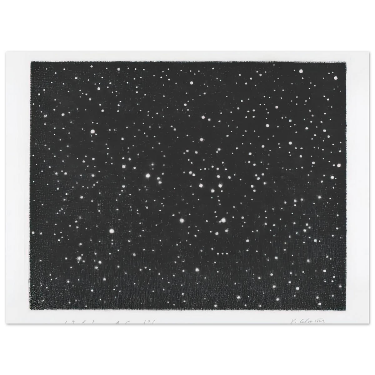 Mount Holyoke by Vija Celmins (1987) – art poster, view 2