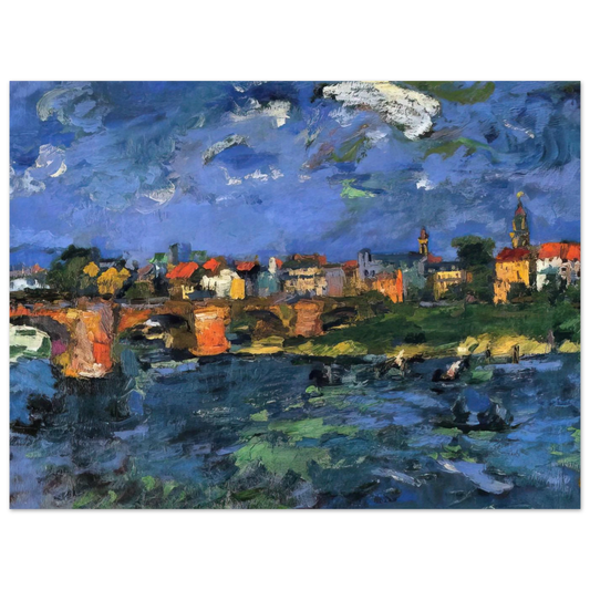 Untitled Artwork No. 1 by Oskar Kokoschka – art poster, view 2