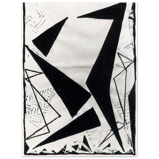 Study In Black And White by Frantisek Kupka – art poster