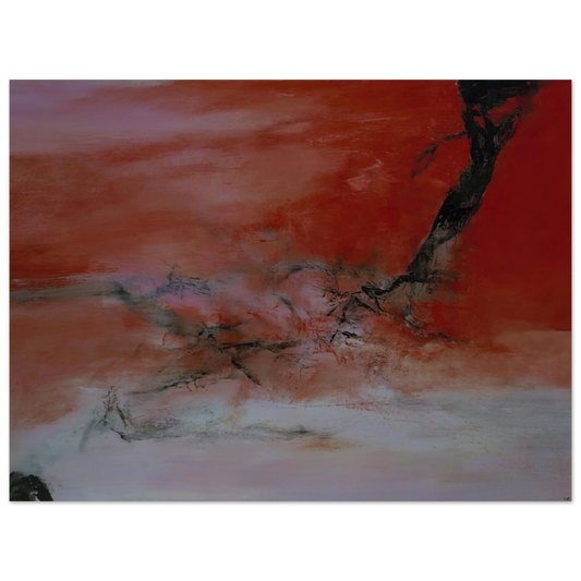 10 Janvier by Zao Wou-Ki (2001) – art poster