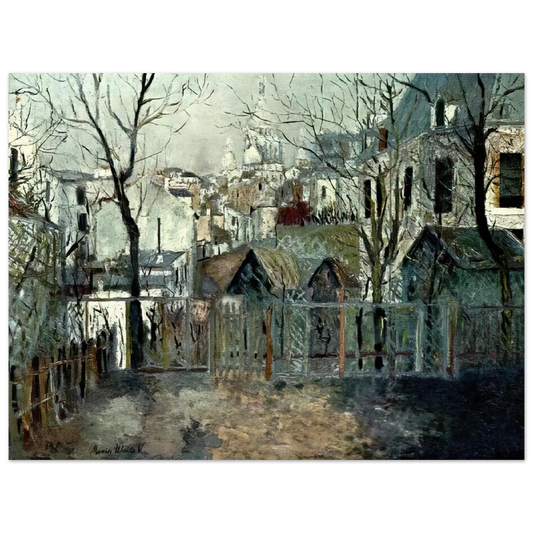 Renoir's Garden by Maurice Utrillo – art poster, view 2