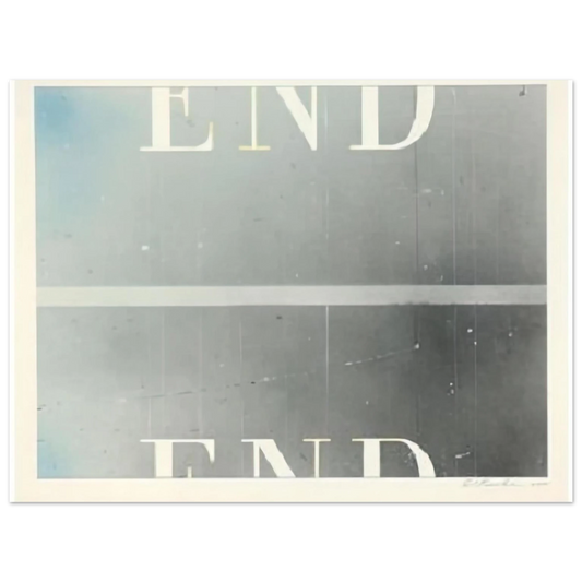 The End 53 by Edward Ruscha – art poster, view 2