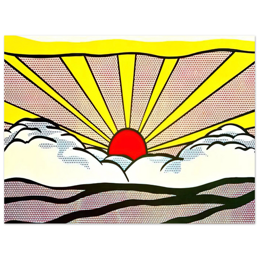Sunrise by Roy Lichtenstein (1965) – art poster