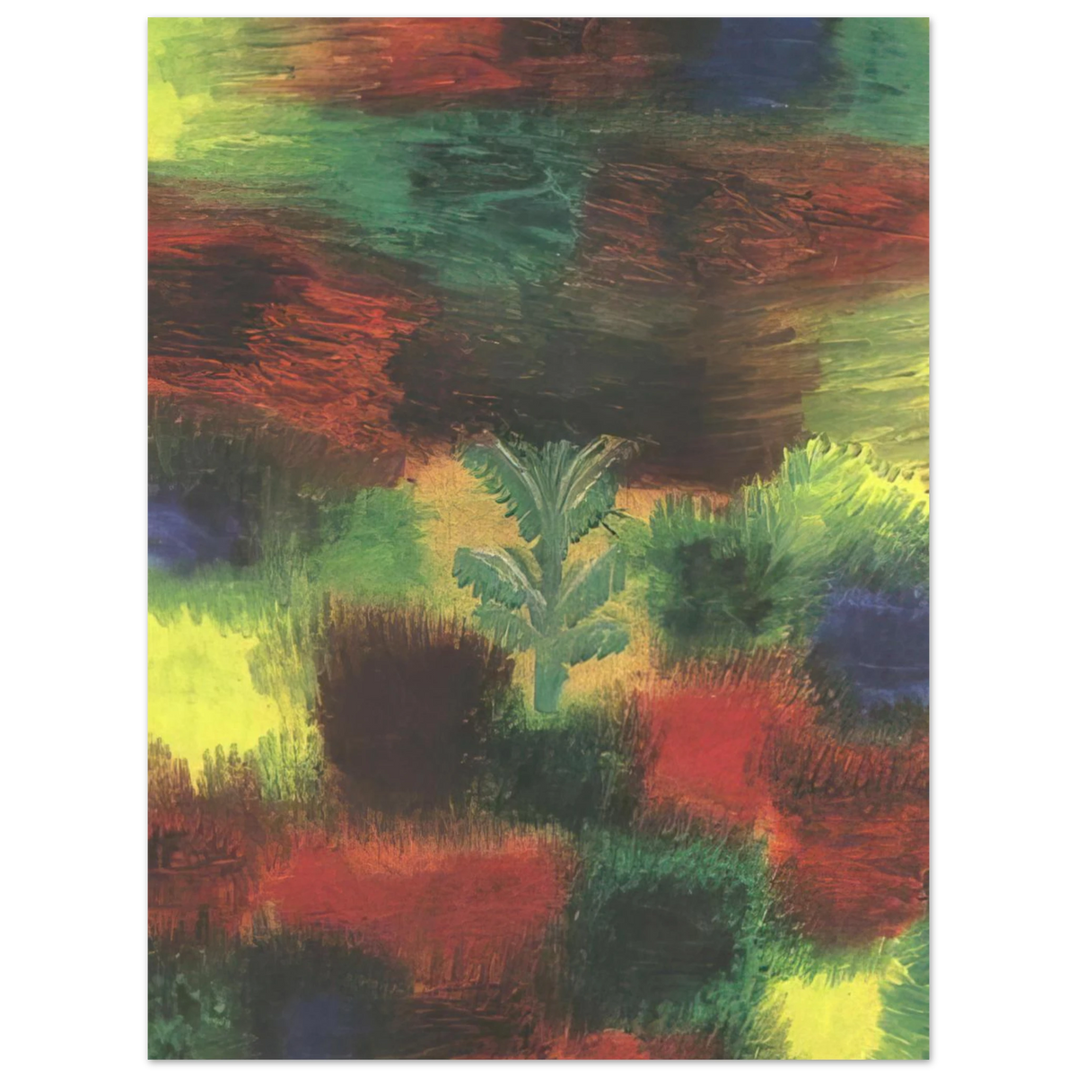 Little Tree Amid Shrubbery by Paul Klee (1919) – art poster