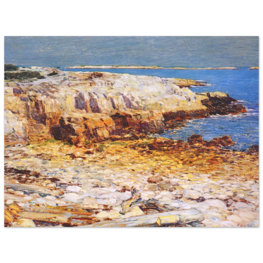 Northeast Headlands, New England Coast by Childe Hassam – art poster, view 2