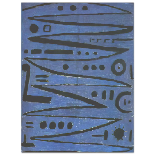 Heroic Fiddling by Paul Klee (1938) – art poster, view 2