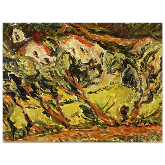 Ceret Landscape 1 by Chaim Soutine – art poster, view 2