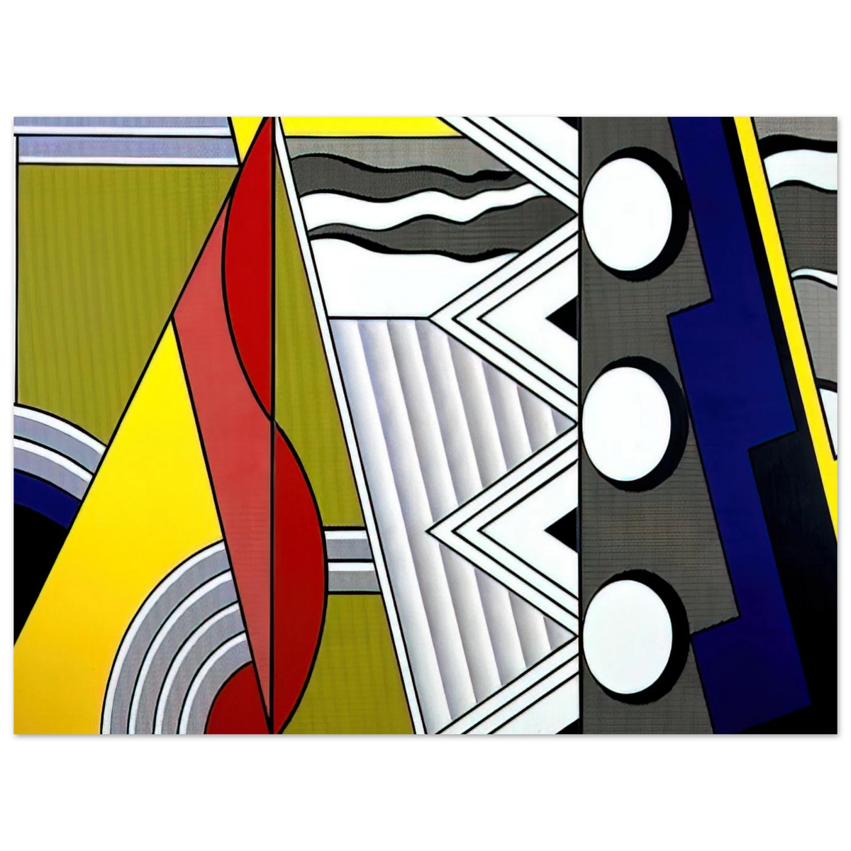 Modern Painting With Clef by Roy Lichtenstein (1967) – art poster, view 2